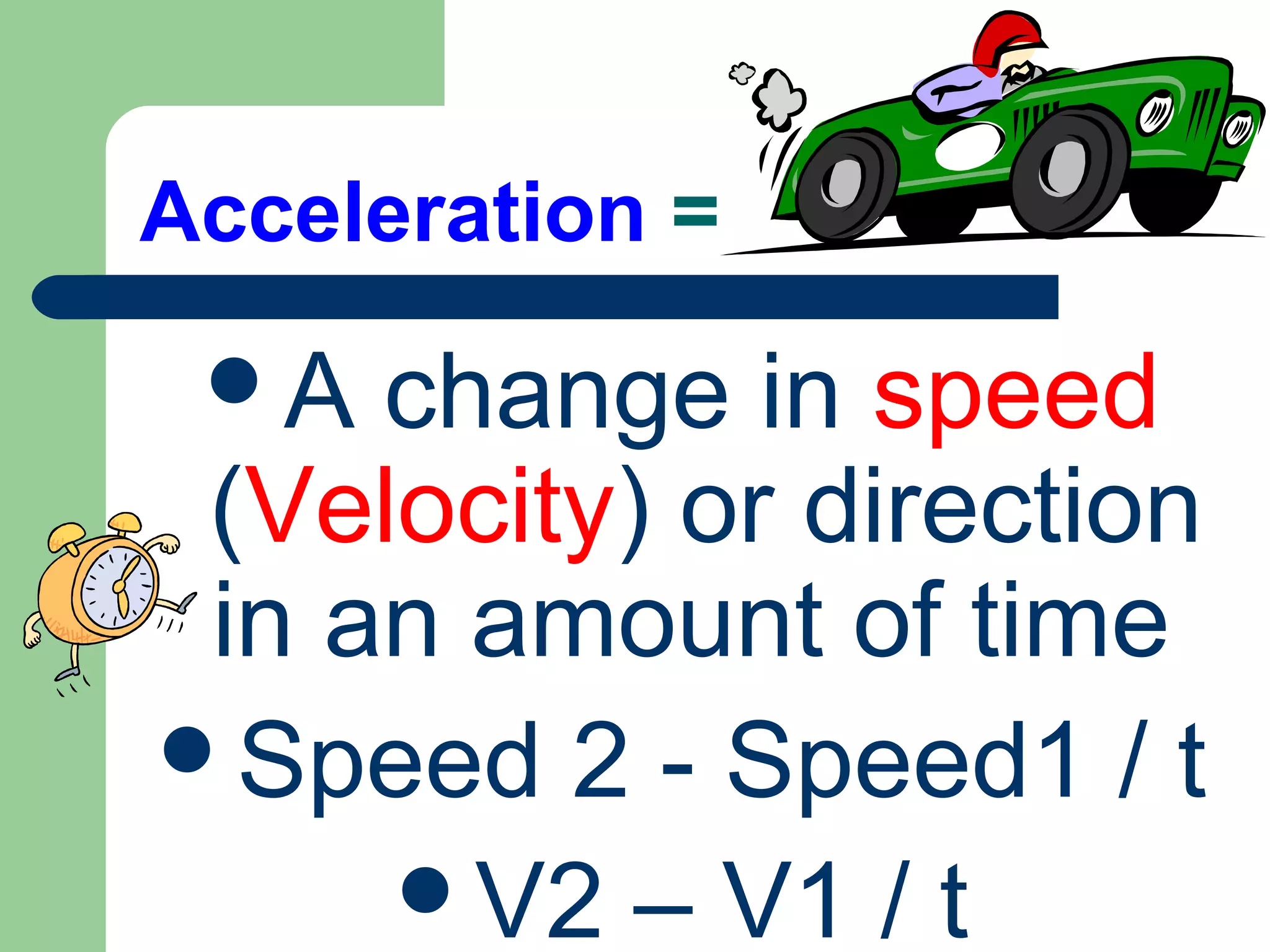 11 3 acceleration section | PPT
