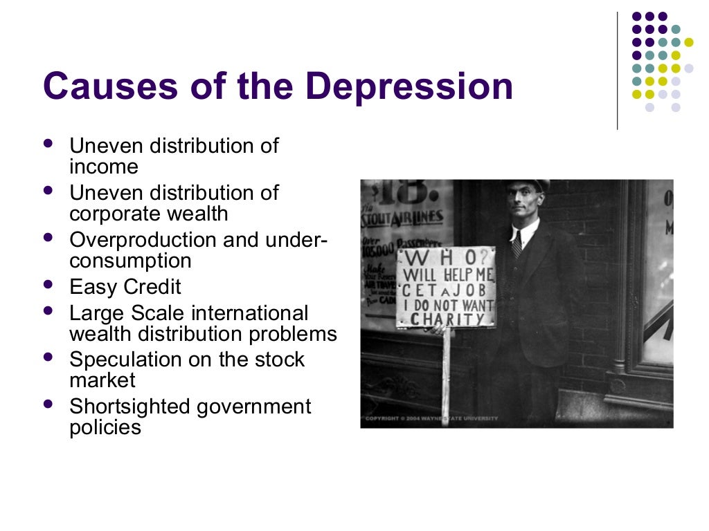 great depression causes thesis