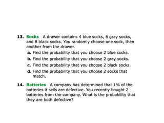 11.9 dependent and independent events