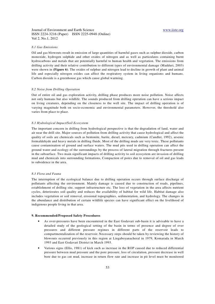 Case study blowout picture