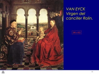 48 
Van Eyck 
VAN EYCK 
Virgen del 
canciller Rolin. 
(66 x 62) 
 