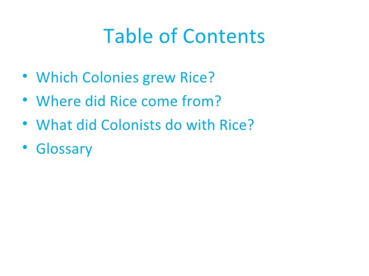 11 Cash Crop In The 13 Th Colonies