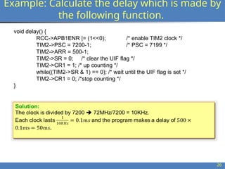 11-Chapter stm32 introduced of timer ppt | PPTX