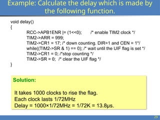 11-Chapter stm32 introduced of timer ppt | PPTX