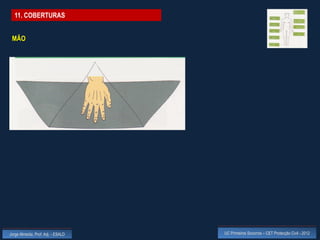 11. COBERTURAS


 MÃO




Jorge Almeida, Prof. Adj. - ESALD   UC Primeiros Socorros – CET Protecção Civil - 2012
 