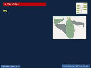 11. COBERTURAS


 MÃO




Jorge Almeida, Prof. Adj. - ESALD   UC Primeiros Socorros – CET Protecção Civil - 2012
 