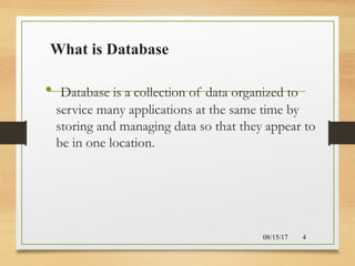 computer fund-database presentation | PPT