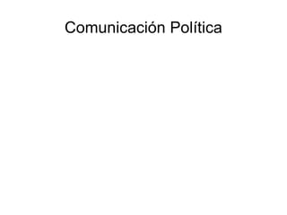 Comunicación Política 