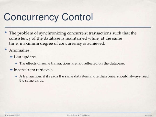 Database ,11 Concurrency Control