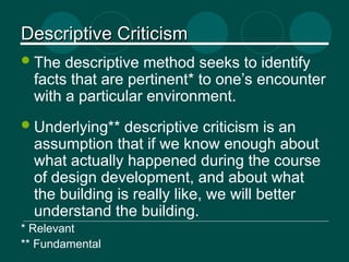 11-Criticism analysis and judgement of the merits and faults of a ...