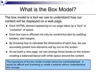 11--CSS-Box-Model.pdf for second college | PDF