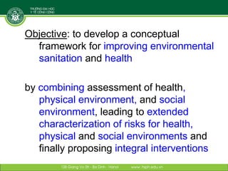 Designing and implementing an integrative research project: Lessons learned from a case study in Vietnam