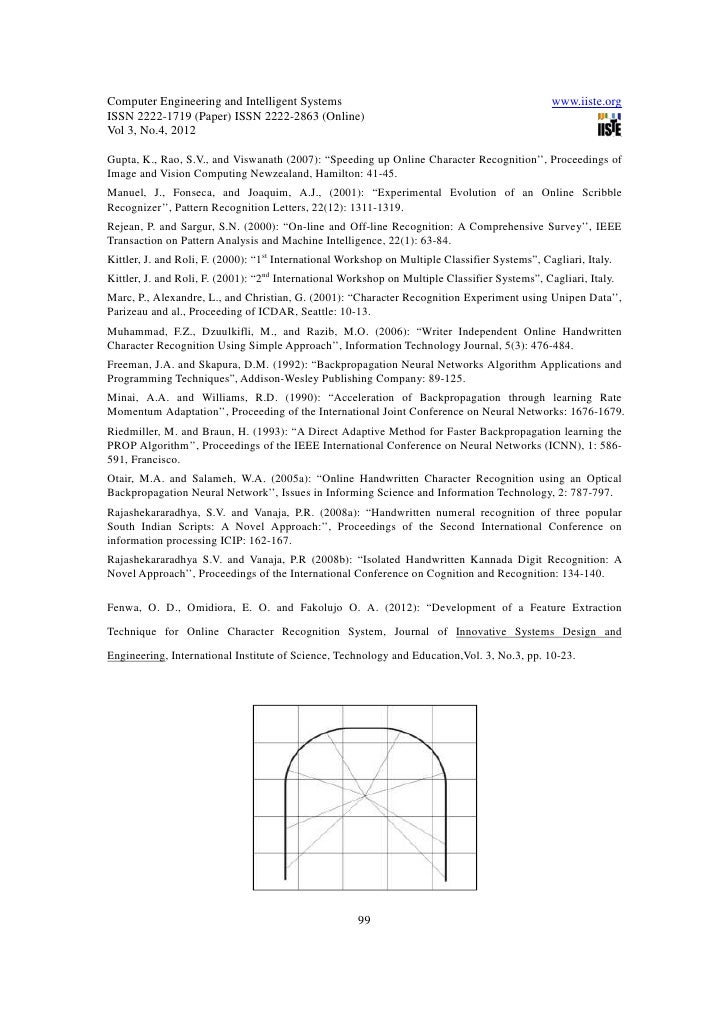 Jeffery Alex Pattern Recognition Letters | 11 development of a writer independent online handwritten Jeffery Alex Pattern Recognition Letters | 11 development of a writer independent online handwritten