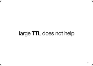large TTL does not help



                           51
 