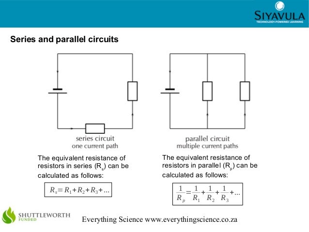 Electric circuits - grade 11
