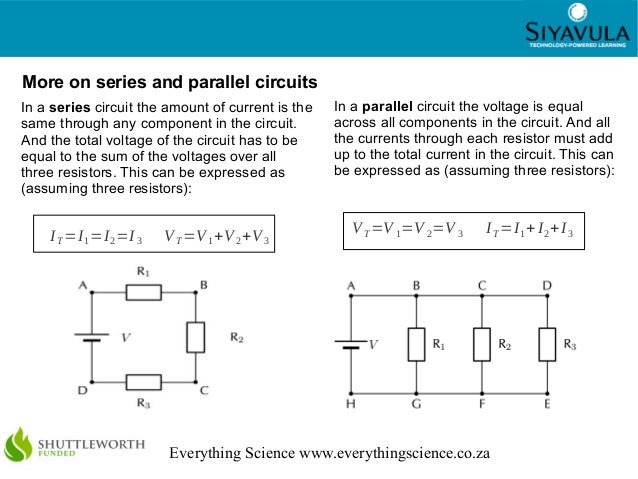 Electric circuits - grade 11
