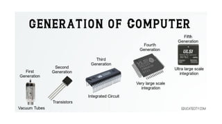 generation of computer system/Evolution of Computer | PDF