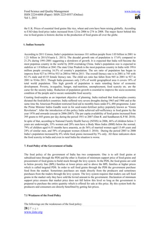 11. food and security in india | PDF