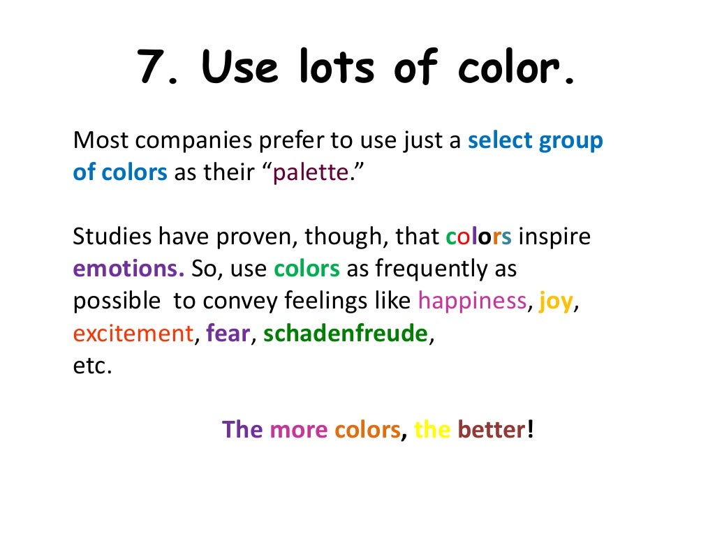 What does assorted colors mean The Meaning Of Color