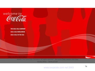 www.cocacola.com   nel 2003 