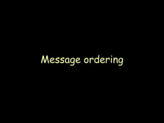 Message ordering 
