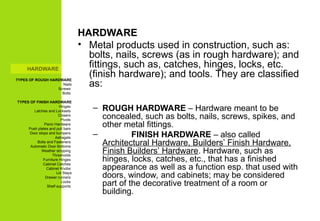 11-HARDWARE accessories for all buildings.ppt