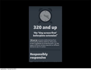 quarta-feira, 11 de abril de 2012
 