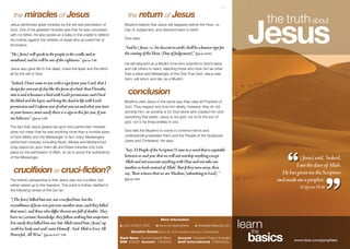 Jesus in Islam pamphlet