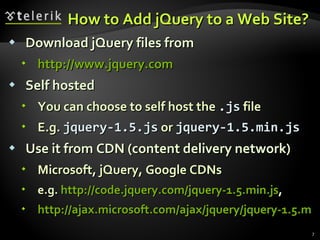 jQuery Fundamentals | PPT