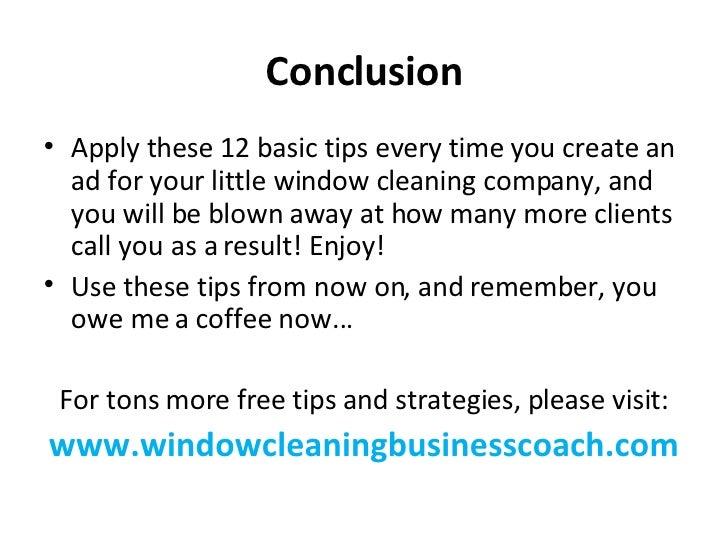 11 killer window cleaning ad tips window cleaning advert