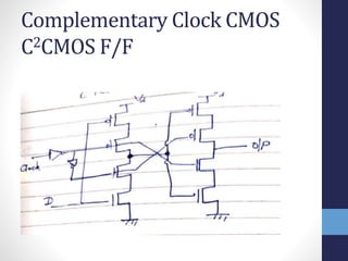 Complementary Clock CMOS
C2CMOS F/F
 