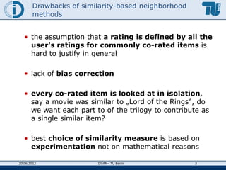 Latent factor models for Collaborative Filtering | PDF
