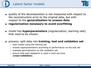 Latent factor models for Collaborative Filtering | PDF