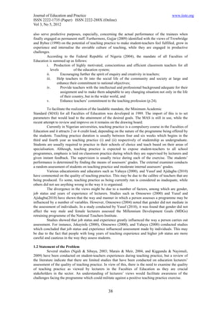 11.lecturers assessment of teaching practice exercise in nigerian ...