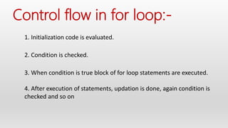 What is loops? What is For loop? | PPT