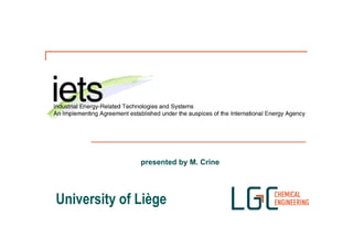 presented by M. Crine




University of Liège
 