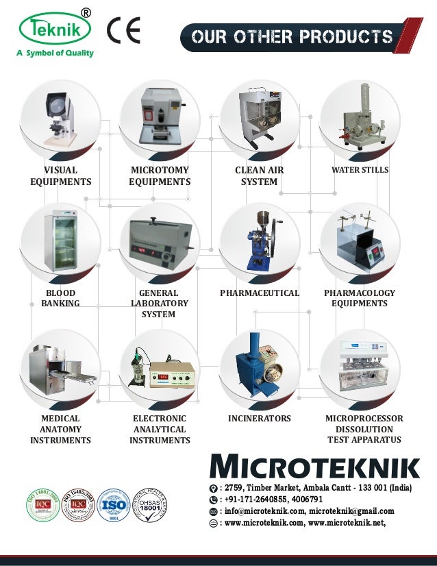 Scientific Laboratory Equipments Manufacturer, Exporter, Dealer