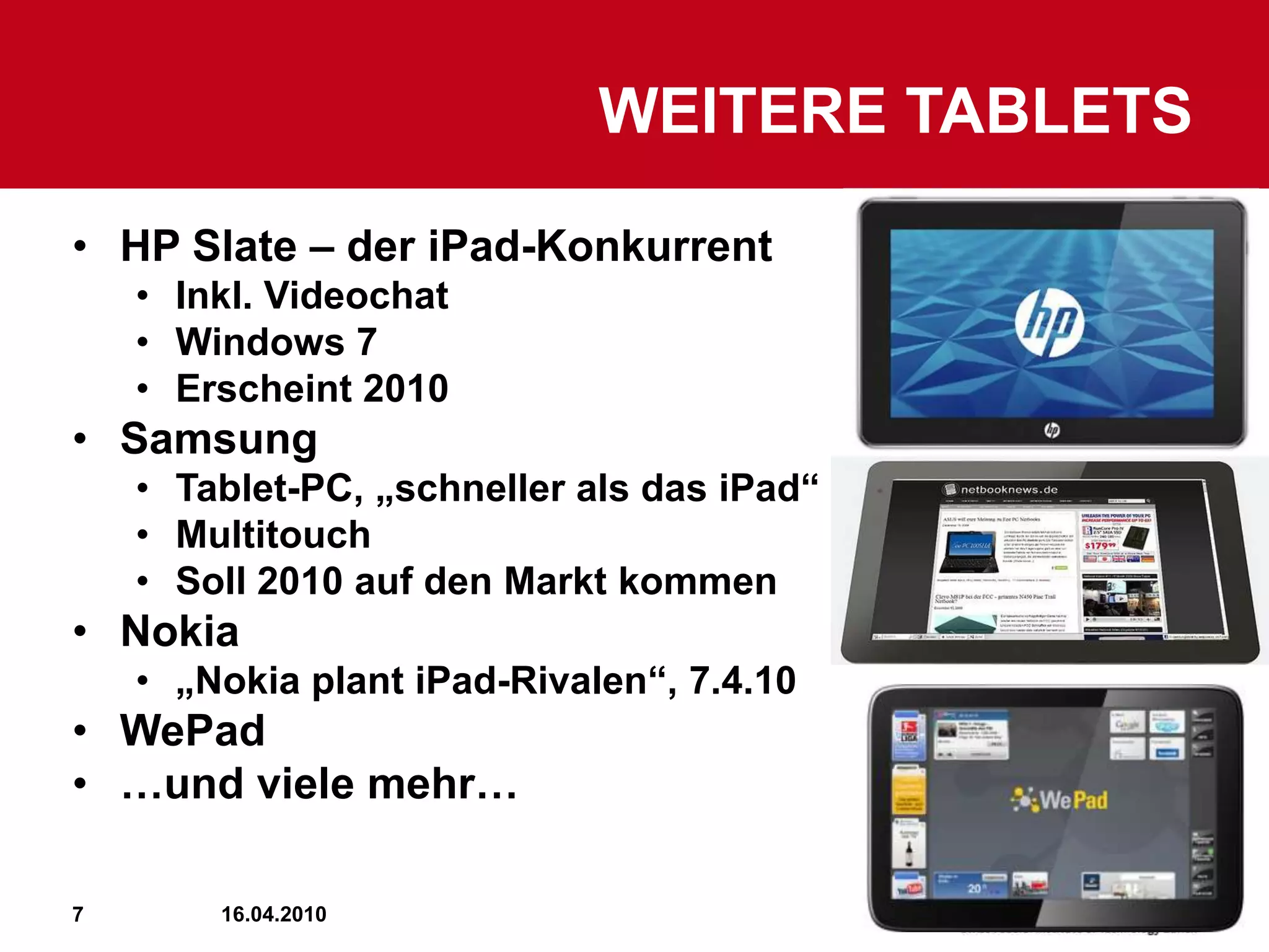 Tablets und Co.