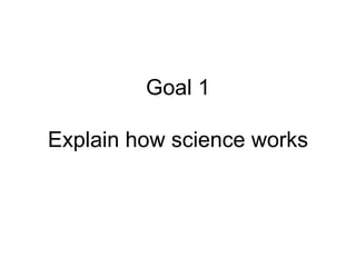 1.1 Nature Of Science | PPT