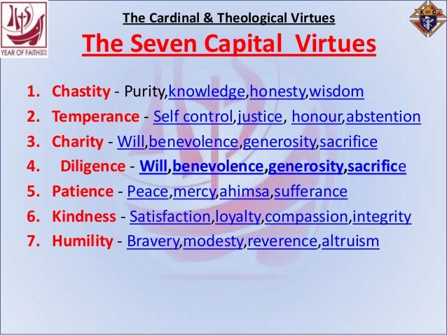 What Are The 7 Catholic Virtues