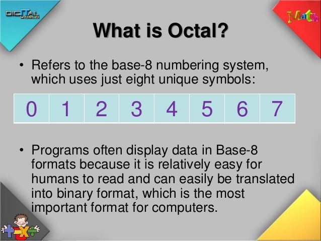 How Many Different Symbols Are Used In The Octal Number System