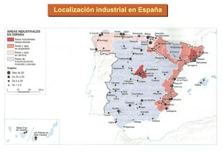 Localización industrial en España 