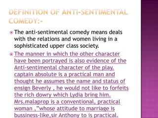 Different between sentimental anti sentimental | PPTX