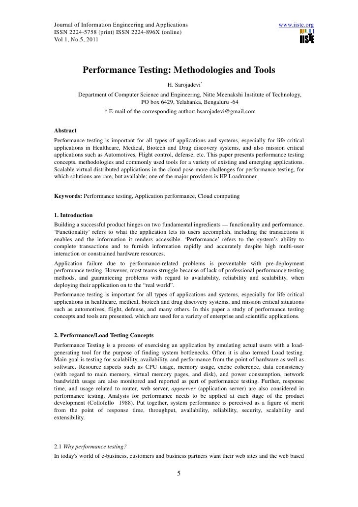 11 Performance Testing Methodologies And Tools 11 Performance Testing Methodologies And Tools