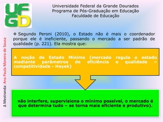 Peroni - A democratização da educação