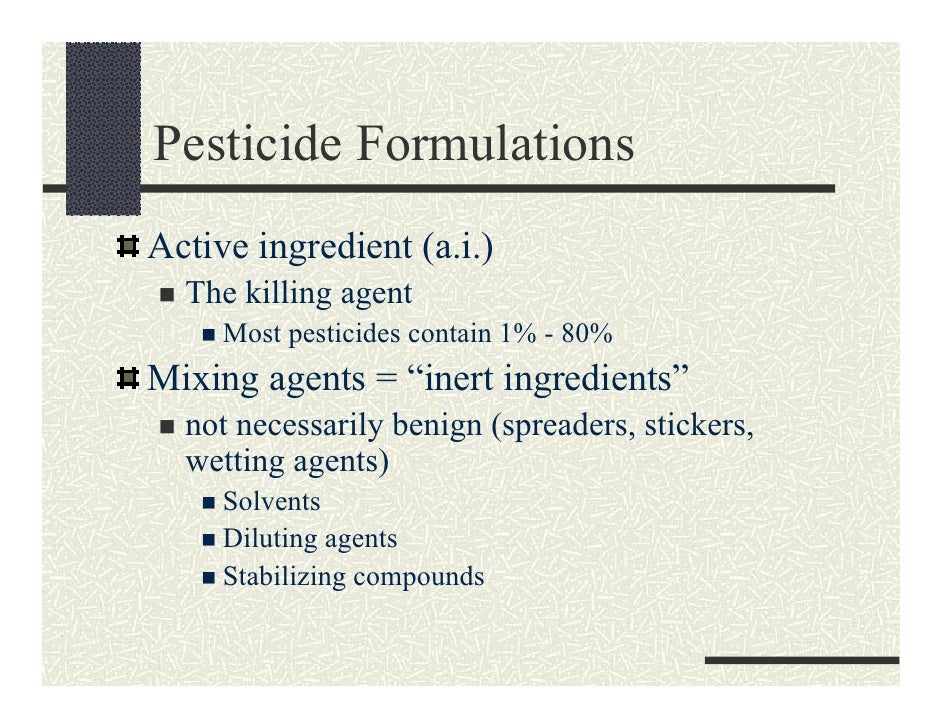 11 Pesticides