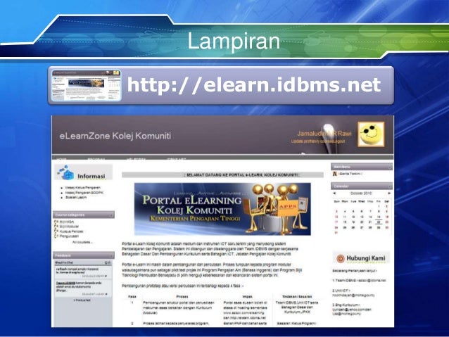 Pembentangan Portal Konsep eLearning