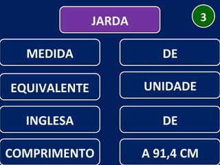 INGLESA DE DE MEDIDA COMPRIMENTO UNIDADE A 91,4 CM EQUIVALENTE JARDA 3 