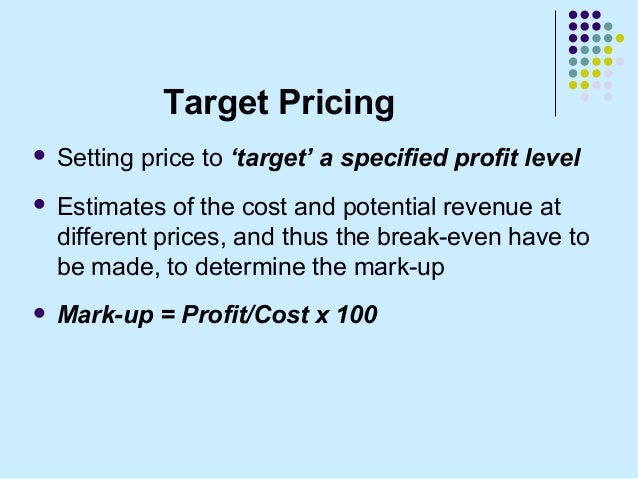 ppt on pricing strategies