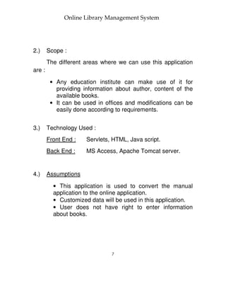 11.project online library management system | PDF